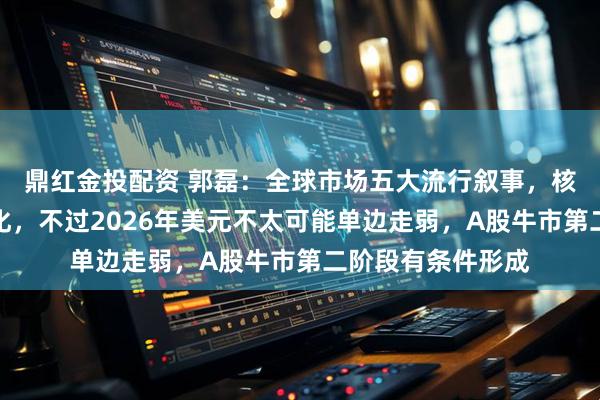 鼎红金投配资 郭磊：全球市场五大流行叙事，核心是美元信用弱化，不过2026年美元不太可能单边走弱，A股牛市第二阶段有条件形成