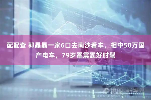 配配查 郭晶晶一家6口去南沙看车，相中50万国产电车，79岁霍震霆好时髦
